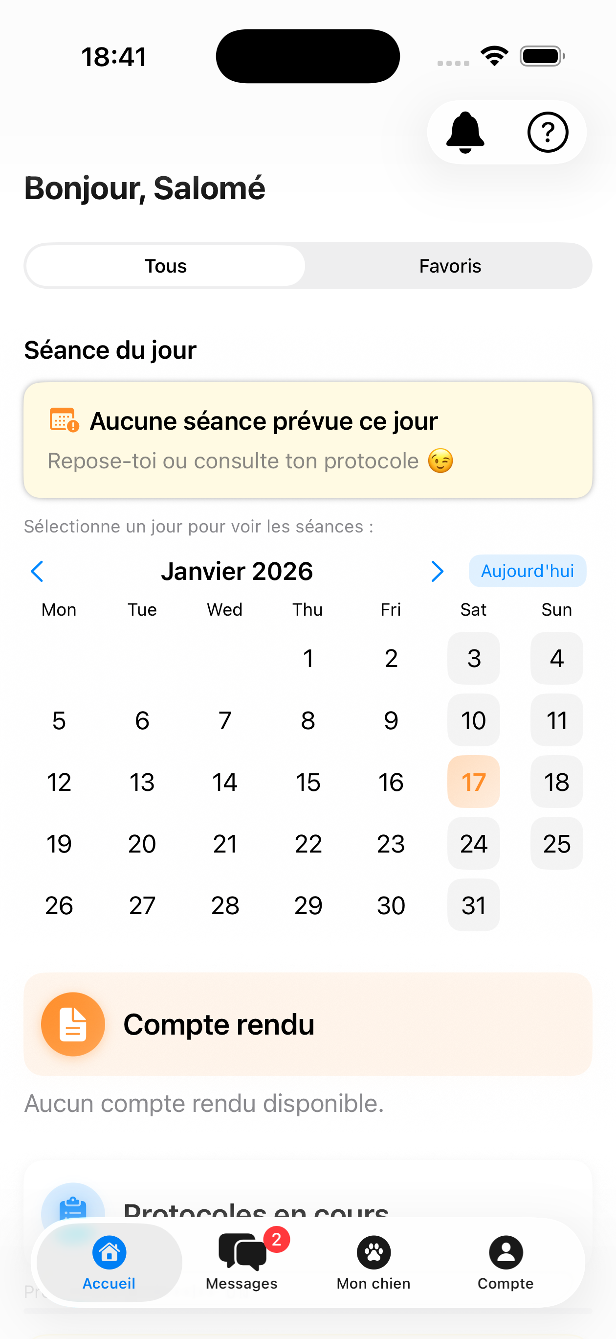 Aperçu application iPhone 2