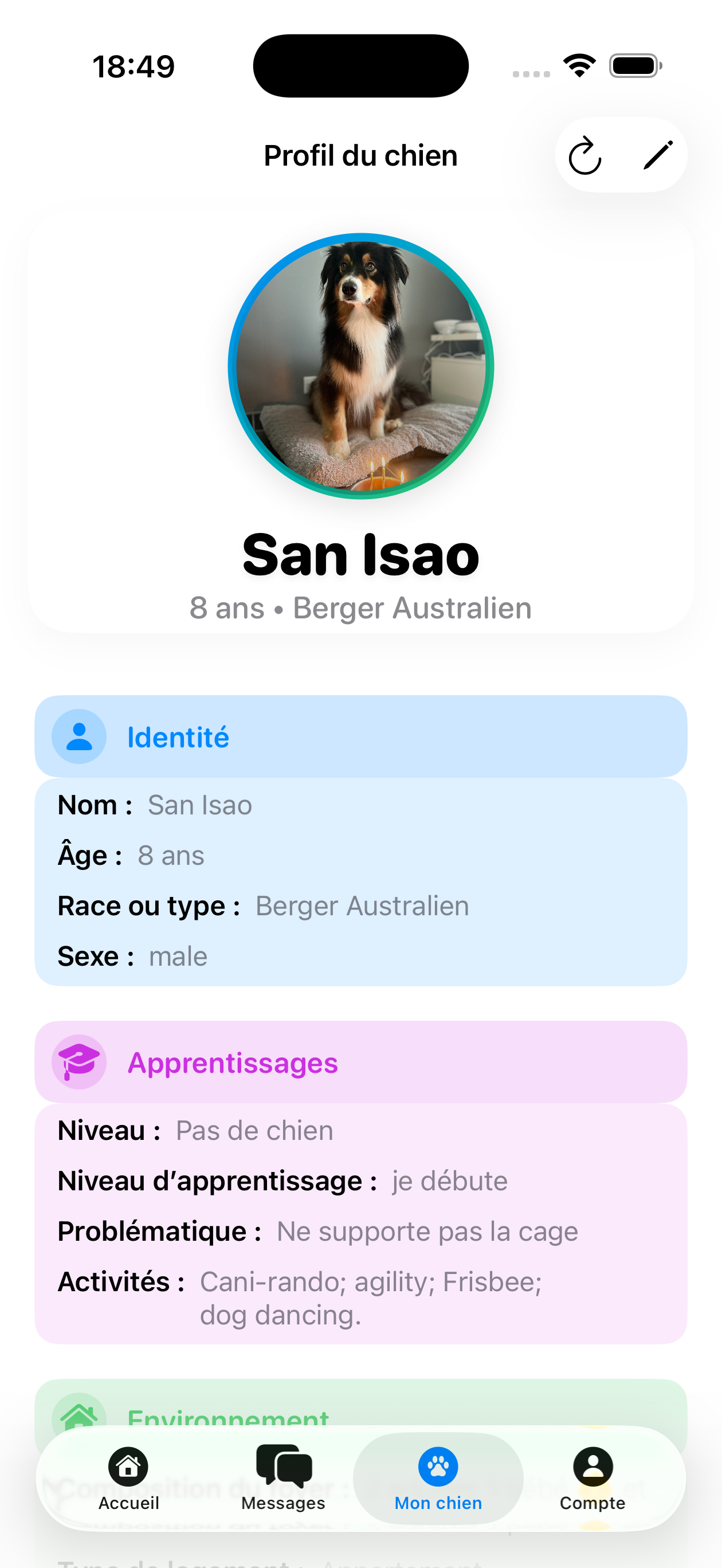 Aperçu application iPhone 4