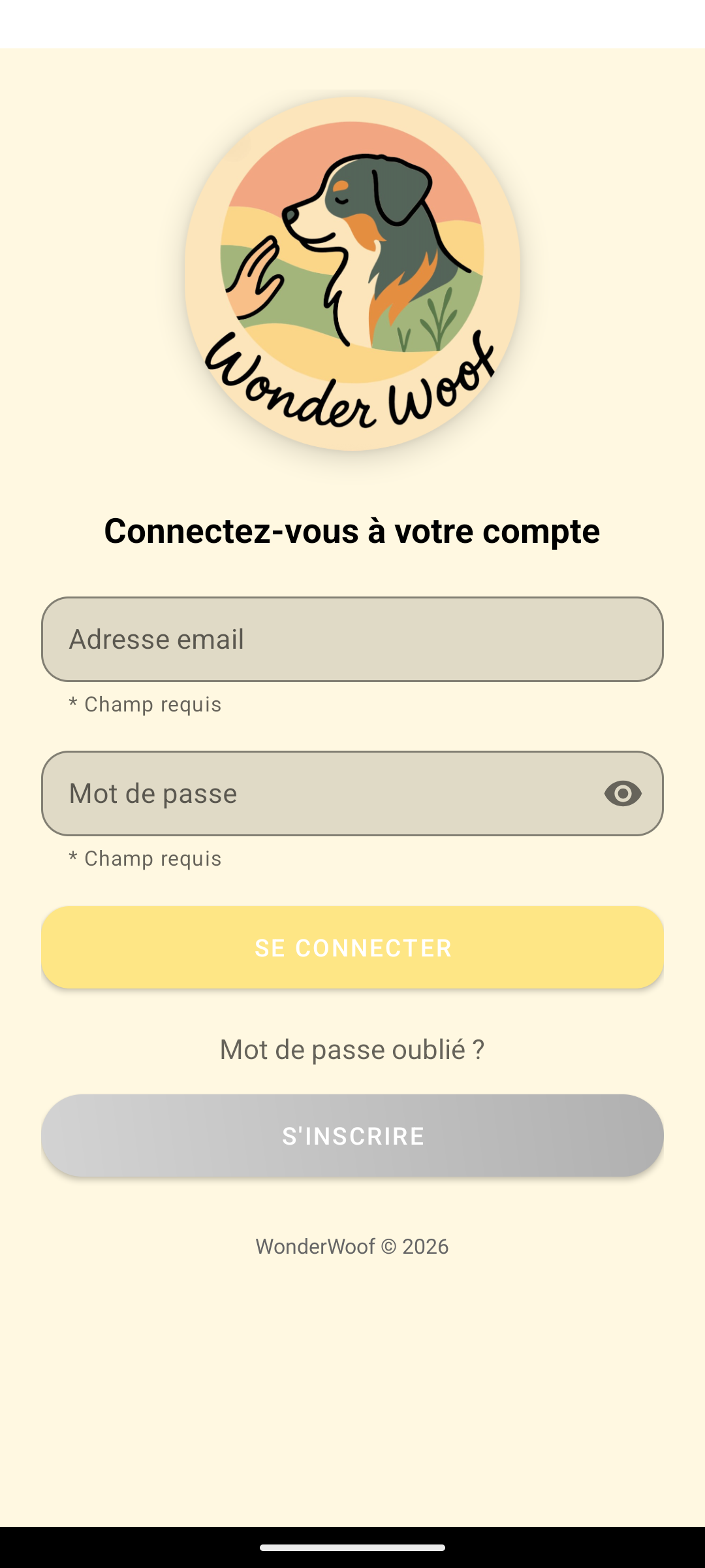 Aperçu application Android 1
