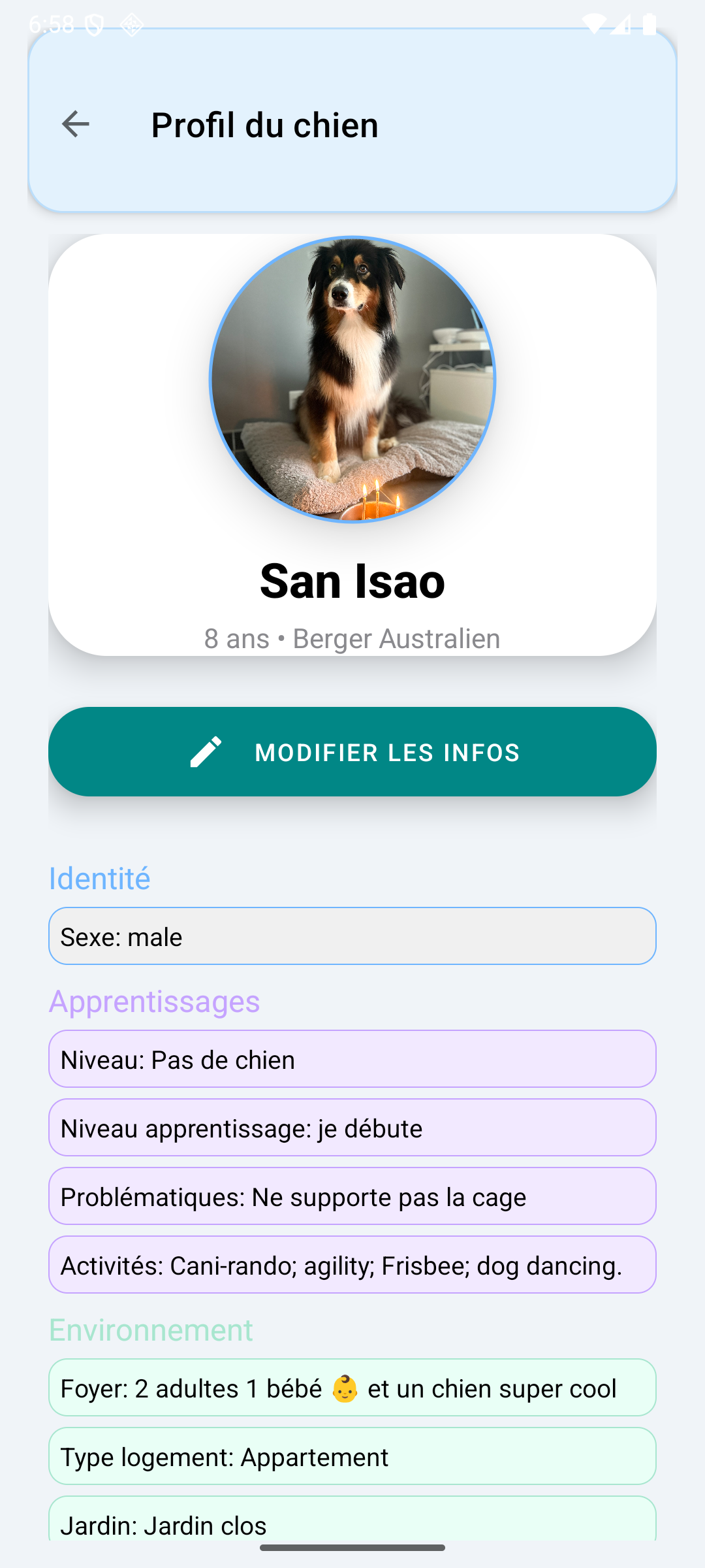 Aperçu application Android 4